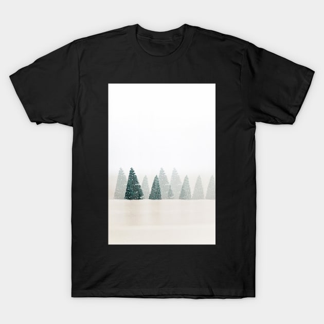 Snowy Pines T-Shirt by aldersmith